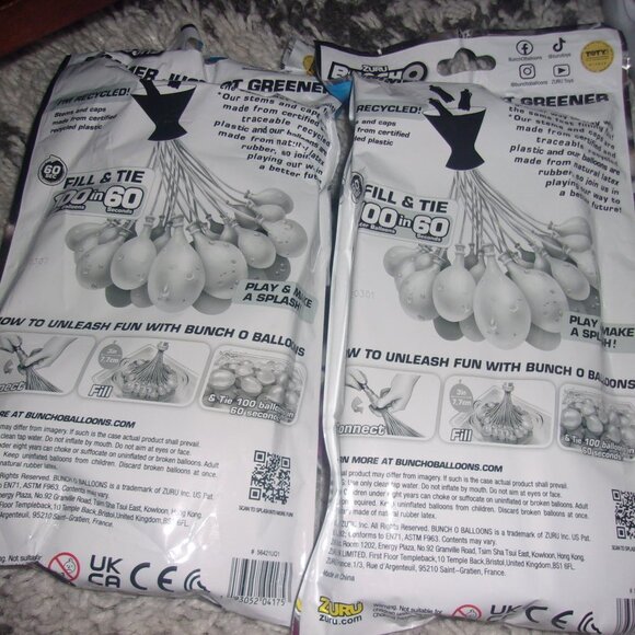 Lot of 2 packages zuru bunch balloons new in package - Picture 2 of 2